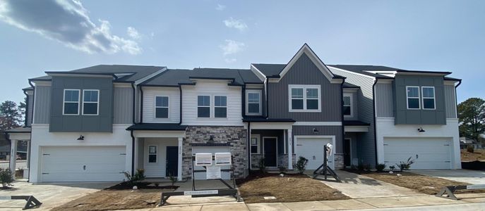 New construction Townhouse house 2016 Ranger Drive, Durham, NC 27703 Prescott Homeplan- photo 1 1