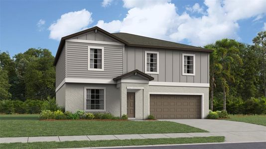 New construction Single-Family house 22183 Tucana Way, Land O' Lakes, FL 34637 Providence- photo 0