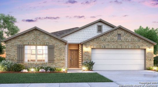 New construction Single-Family house 5507 Jade Valley, San Antonio, TX 78242 Moscoso - D- photo
