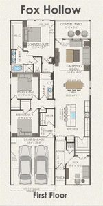 Pulte Homes, Fox Hollow floor plan