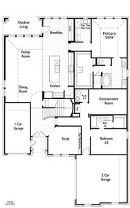 New construction Single-Family house 24718 Beebalm Trail, Katy, TX 77493 228 Plan- photo