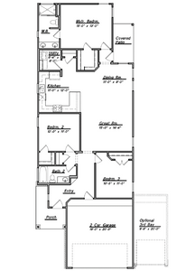New construction Single-Family house Floor Plan 1505, 3327 Falling Brook Drive, Baytown, TX 77521 - photo