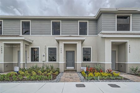 New construction Townhouse house 1244 Ne 5Th Court, Florida City, FL 33034 - photo 0