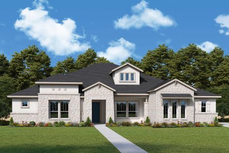 New construction Single-Family house The Davies, 123 Rees Landing Road, Spicewood, TX 78669 - photo