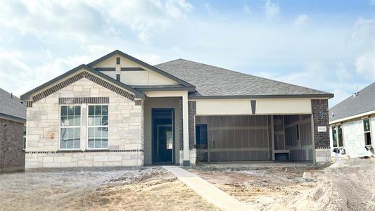 New construction Single-Family house 31619 Daisy Draper Lane, Hockley, TX 77447 Edison Homeplan- photo 1 1