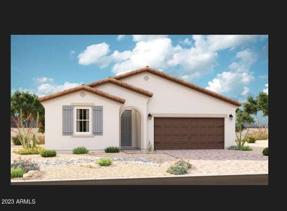 New construction Single-Family house 21701 N Daniel Drive, Maricopa, AZ 85138 Agate- photo 0