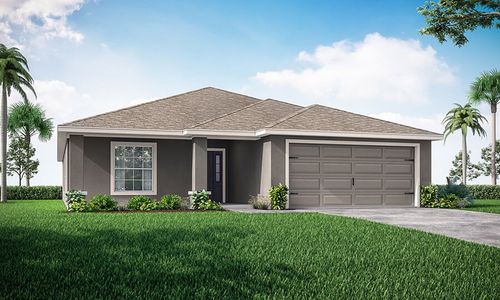 New construction Single-Family house 2100 Summerlake Drive, Auburndale, FL 33823 Raychel- photo 0
