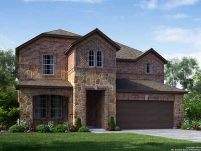 New construction Single-Family house 11323 Acorn Bluff, San Antonio, TX 78254 Evergreen- photo 0