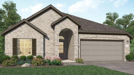 New construction Single-Family house 17211 Coppice Oak Drive, Hockley, TX 77447 Brenham II- photo 0 0