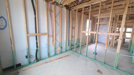 New construction Single-Family house 919 Palo Brea Loop, Hutto, TX 78634 Livingston Homeplan- photo 9 9