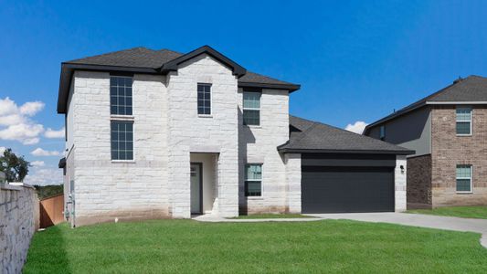 New construction Single-Family house The Lancaster, 2412 Cattle Baron Trail, Leander, TX 78641 - photo