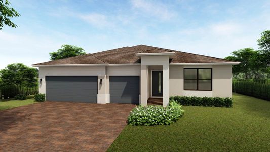New construction Single-Family house 1420 Sw Lago Circle, Palm City, FL 34990 Fraser- photo 0 0