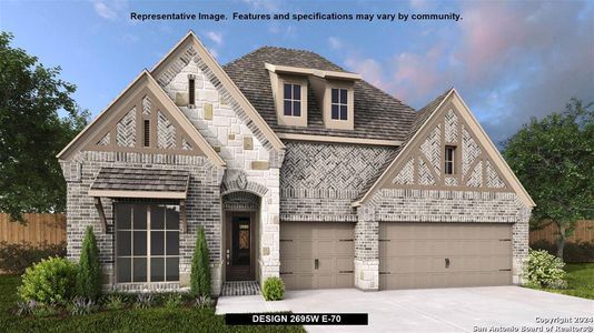 New construction Single-Family house 232 Paint Creek, Boerne, TX 78006 Design 2695W- photo 0 0