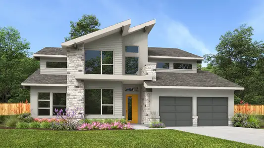 New construction Single-Family house 8720 Olmsted Way, Austin, TX 78744 3491E- photo 0