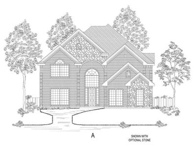 New construction Single-Family house Hillwood FSW (w/Media), 305 Timberline Drive, Midlothian, TX 76065 - photo