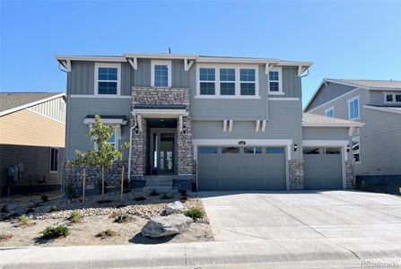 New construction Single-Family house 3870 Doubletrack Lane, Castle Rock, CO 80108 Stonehaven- photo 0