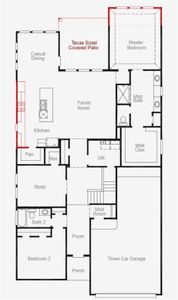 New construction Single-Family house 108 Sea Pink Ln, Georgetown, TX 78628 Schertz (2892-CV-40)- photo 1 1
