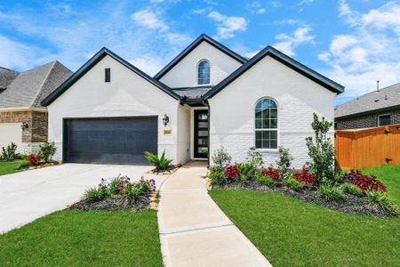 New construction Single-Family house 636 Malibu Pines Drive, Katy, TX 77493 The Backyard- photo 3 3