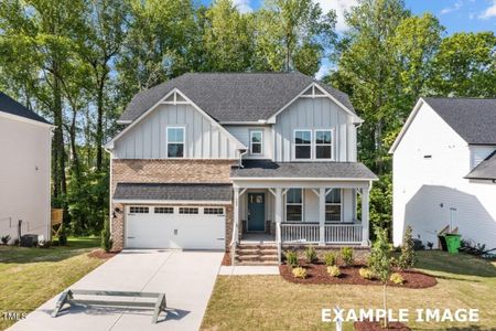 New construction Single-Family house 648 Craftsman Ridge Trail, Knightdale, NC 27545 The Hemlock E- photo 0