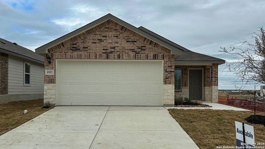 New construction Single-Family house 1552 Chianti Pass, New Braunfels, TX 78130 The Amber- photo 0