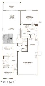 New construction Single-Family house 40120 W Elm Drive, Maricopa, AZ 85138 Peridot- photo 1 1