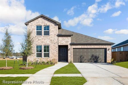 New construction Single-Family house 637 Pawprint Hollow, Godley, TX 76044 Copperwood H- photo 1 1