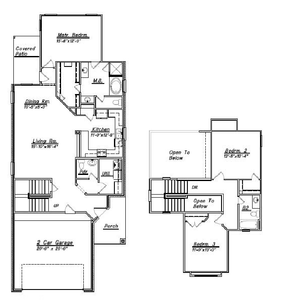 New construction Single-Family house Floor Plan 1866, 17839 Chartertree Lane, Tomball, TX 77377 - photo