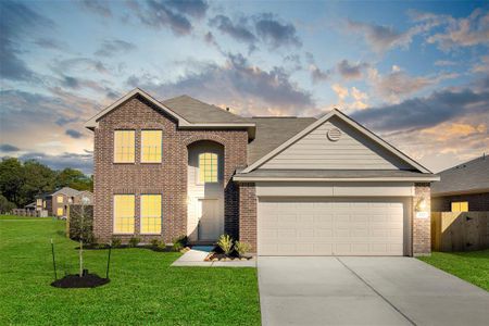 New construction Single-Family house 7922 Grand Louis Way, Spring, TX 77379 The Sandown- photo 0 0