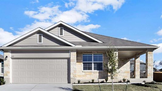 New construction Single-Family house 112 Canadian River Trl, Hutto, TX 78634 The Liberty - photo 0 0