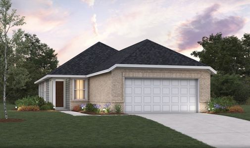 New construction Single-Family house 21923 Oron Maple Way, Hockley, TX 77447 Hays- photo 0