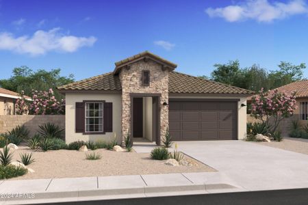 New construction Single-Family house 16695 N Lunar Street, Maricopa, AZ 85138 Finlay- photo 0 0