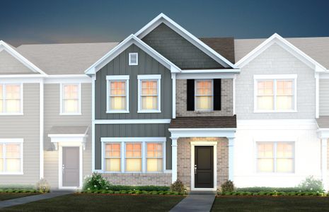 New construction Townhouse house 421 Parker Station Avenue, Fuquay Varina, NC 27526 Sierra- photo 3 3