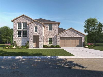 New construction Single-Family house 2824 Bur Landing Lane, Rosenberg, TX 77469 LANCASTER- photo 0 0