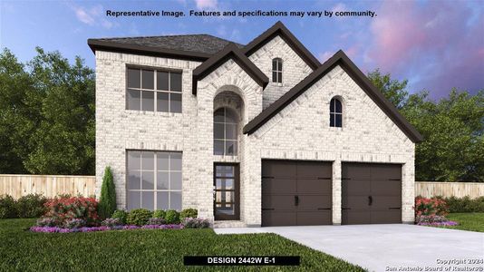 New construction Single-Family house 12404 Redwater, San Antonio, TX 78253 Design 2442W- photo 0