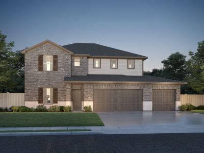 New construction Single-Family house 116 El Cosmico Drive, Kyle, TX 78640 The Kessler- photo 0