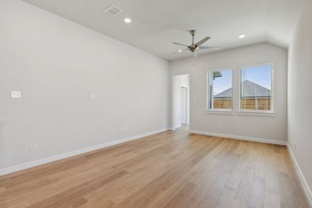 Living Room in the Cedar home plan by Trophy Signature Homes – REPRESENTATIVE PHOTO