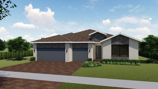 New construction Single-Family house 1470 Sw Lago Circle, Palm City, FL 34990 Camden- photo 0