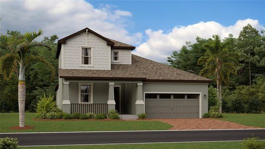 New construction Single-Family house 19452 Bristol Wood Place, Brooksville, FL 34601 Meridian- photo 0