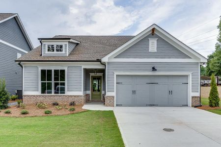 New construction Single-Family house 6049 Morrow Drive, Flowery Branch, GA 30542 Saxton- photo 0