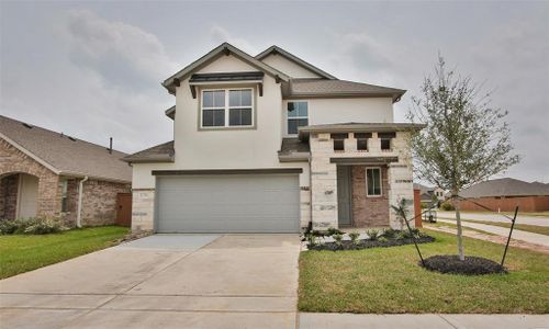 New construction Single-Family house 21239 Shore Bluff Drive, Cypress, TX 77433 Journey Series - Legend- photo 1 1