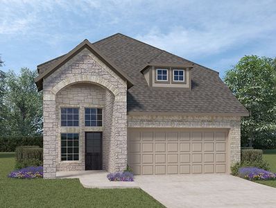 New construction Single-Family house 10496 Wild Rice, Conroe, TX 77385 Durham- photo 1 1