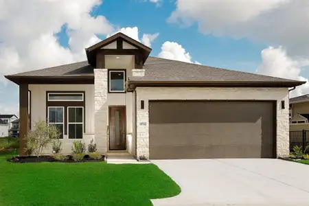 New construction Single-Family house 10712 S Lake Mist Lane, Willis, TX 77318 Cypress- photo 0