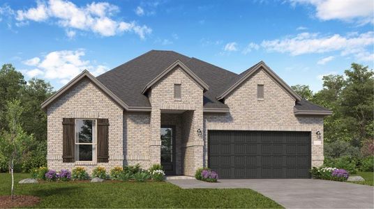 New construction Single-Family house 32038 Medallion Oaks Trail, Hockley, TX 77447 Copperfield- photo 0