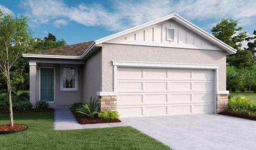 New construction Single-Family house 923 Blue Creek Drive, Haines City, FL 33844 Balsam- photo 0