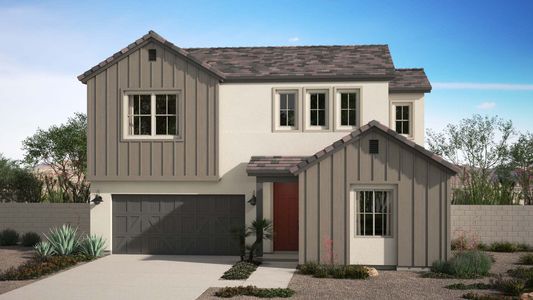 Farmhouse Elevation | Wilson | Rev at Eastmark | Mesa, AZ | Landsea Homes