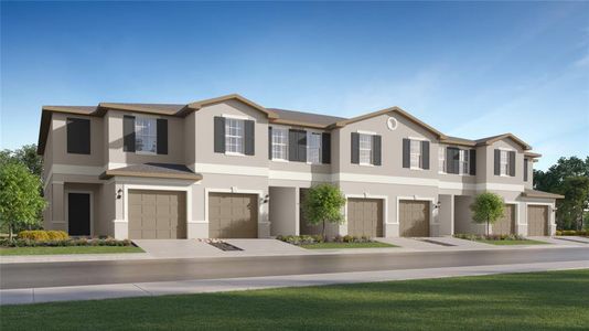 New construction Townhouse house 36131 Risa Michele Street, Zephyrhills, FL 33541 Glenmoor II- photo 0