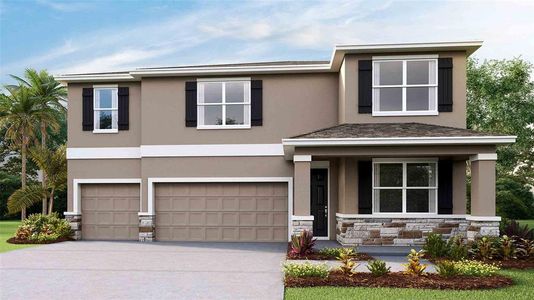 New construction Single-Family house 7665 Broad River Avenue, Land O' Lakes, FL 34638 - photo 0