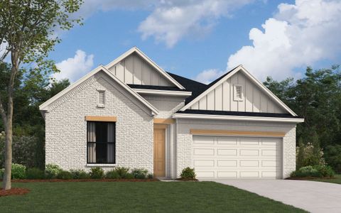 New construction Single-Family house 16929 Leatherflower Blvd, Fort Worth, TX 76247 The El Paso II - photo 0