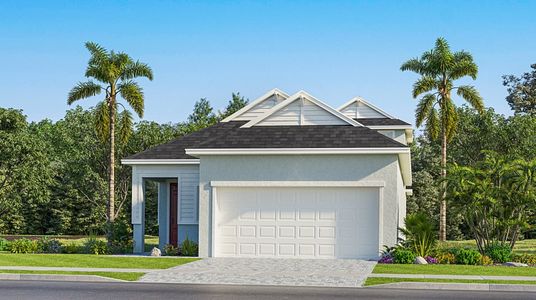 New construction Single-Family house 2142 Antarus Drive Nw, Palm Bay, FL 32907 Hailey- photo 0