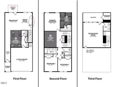 New construction Townhouse house 6982 Doddridge Lane, Unit 4, Cary, NC 27519 Sierra- photo 0